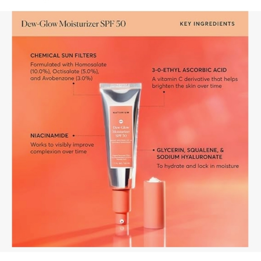 Naturium Dew-Glow Moisturizer SPF 50 PA, New - Picture 4 of 5